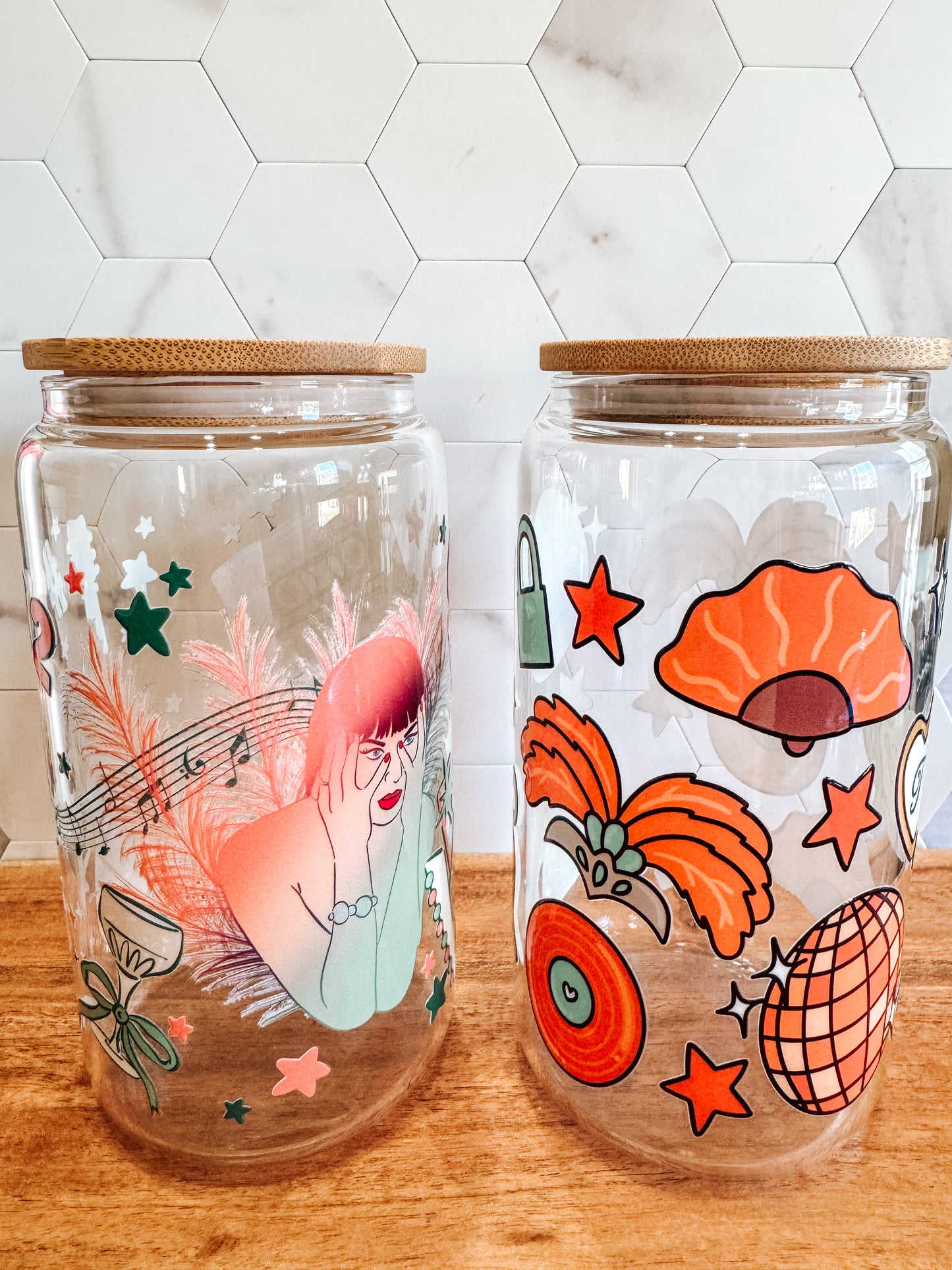 TS Showgirl Glass Cups
