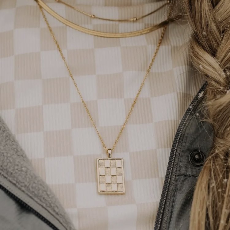 Checkered Necklace