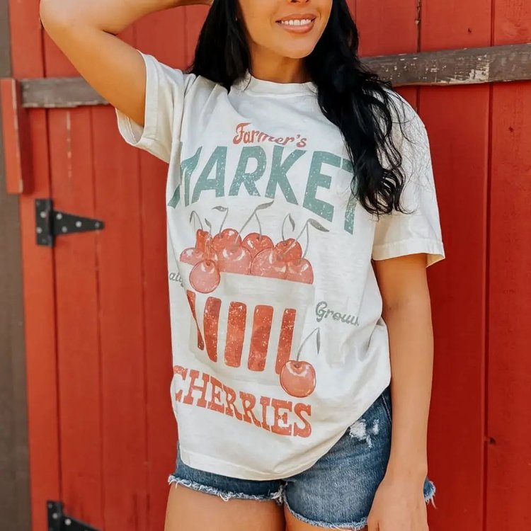 Cherry Market Tee