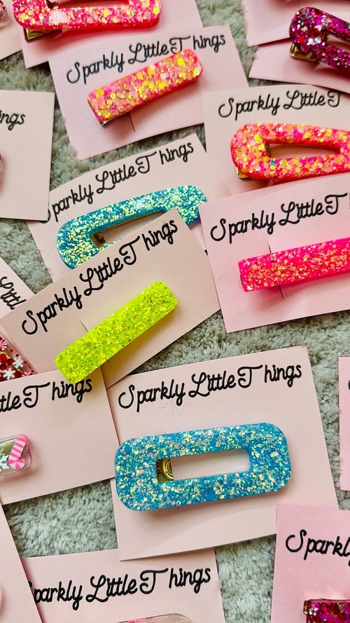 Sparkly Hair clips
