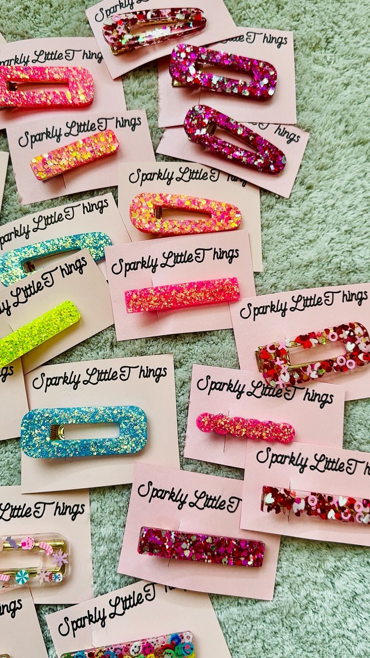 Sparkly Hair clips