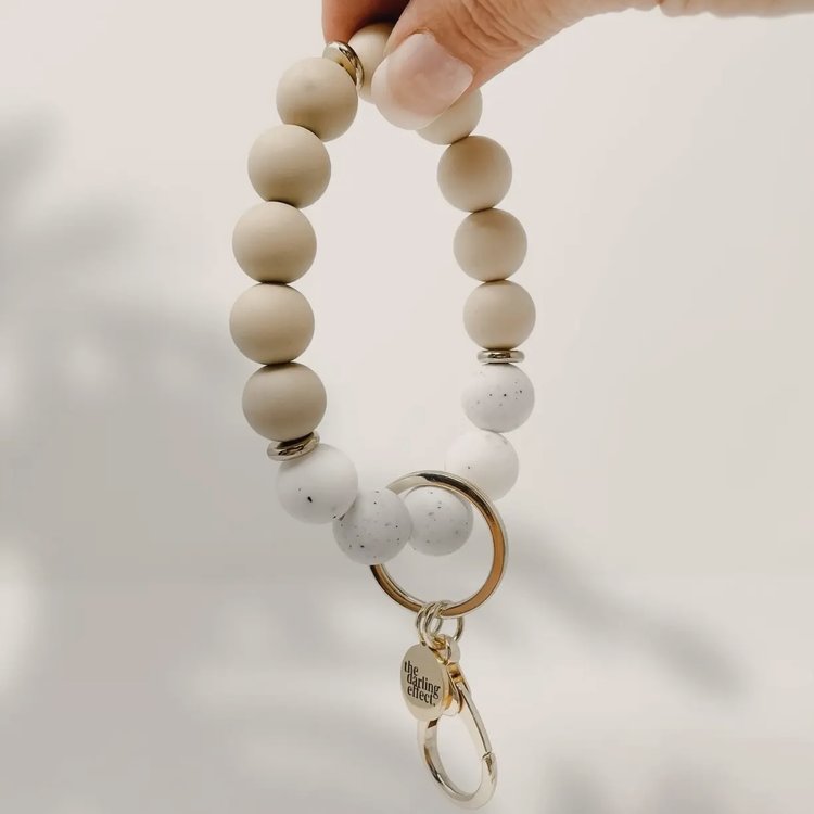 The Darling Effect Beaded Keychain Wristlet