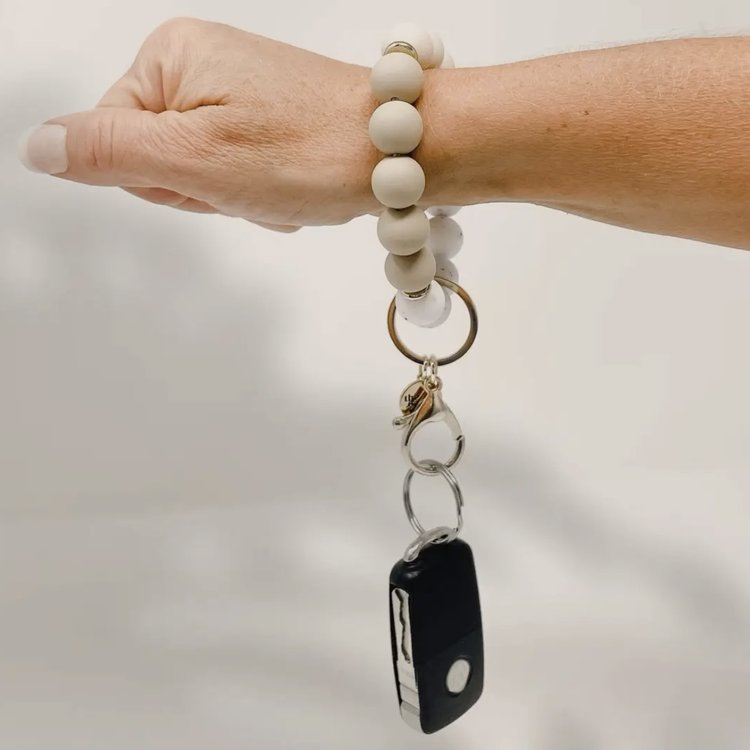 The Darling Effect Beaded Keychain Wristlet