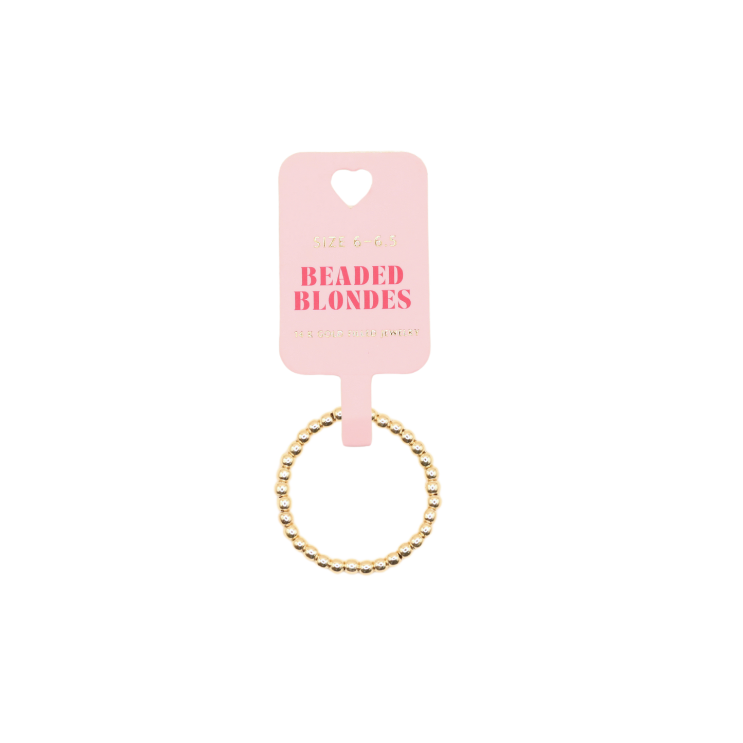 Lexi Beaded Band in Gold