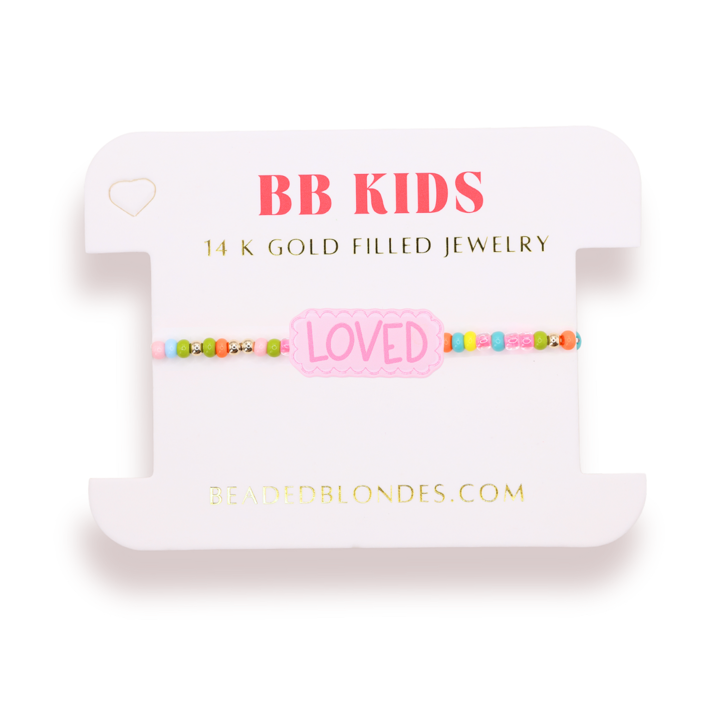 Loved Bracelet on Color (Kids Size)
