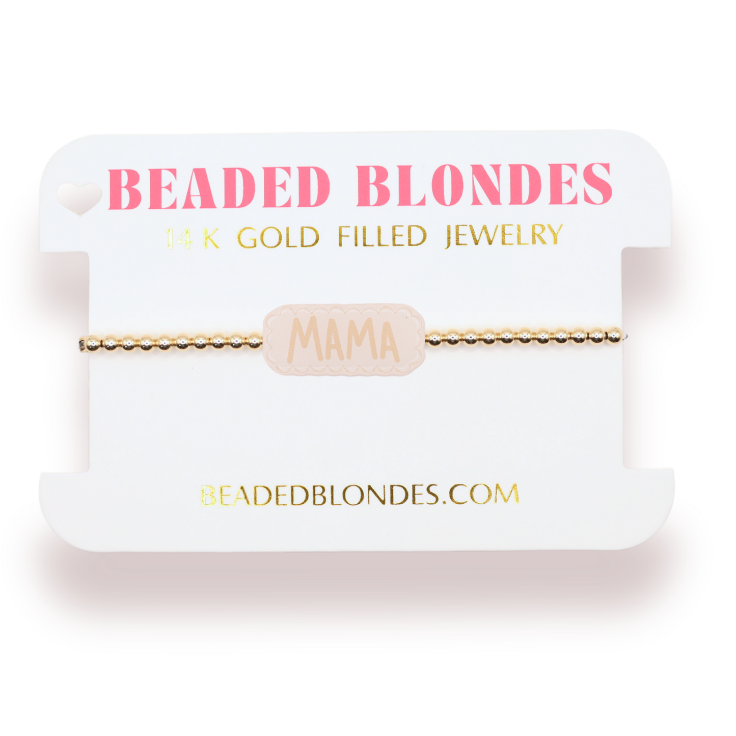 Mama Bracelet on Gold