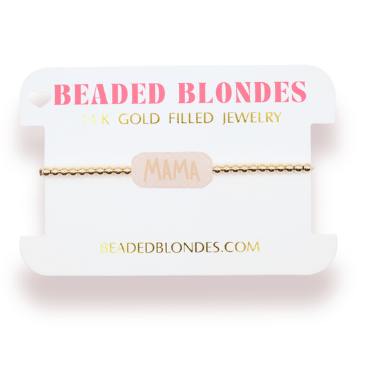 Mama Bracelet on Gold