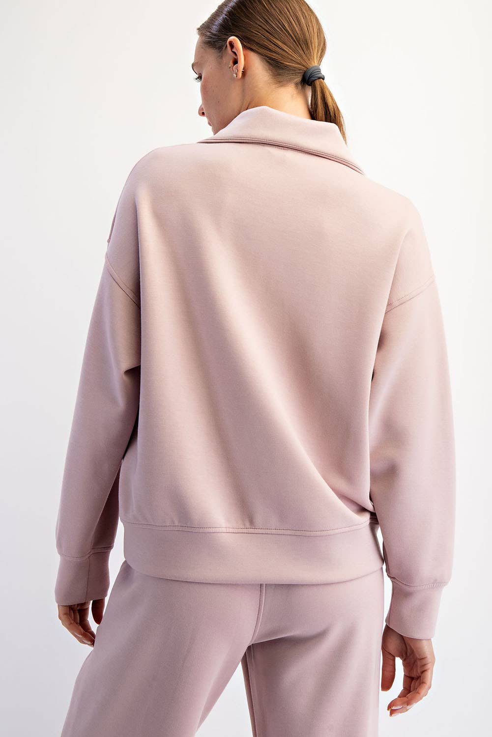 SCUBA QUARTER ZIP FUNNEL NECK PULLOVER