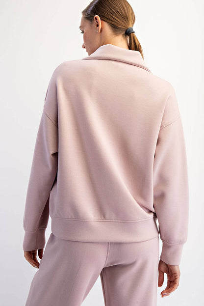 SCUBA QUARTER ZIP FUNNEL NECK PULLOVER