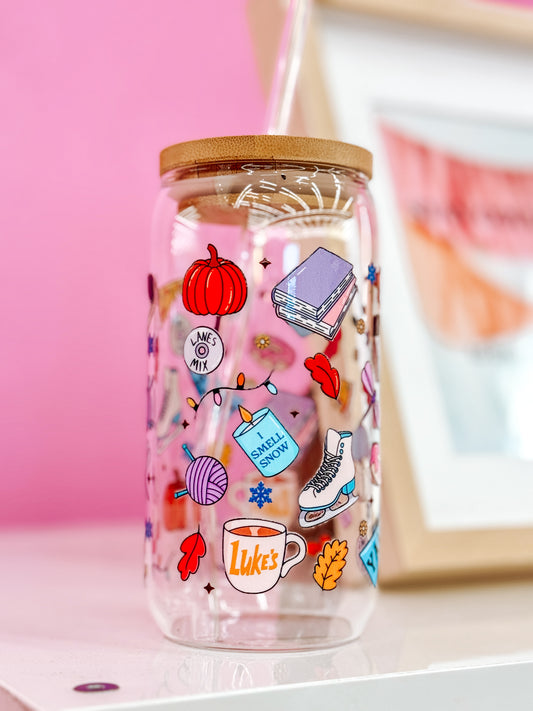 Gilmore Girls Glass Cup