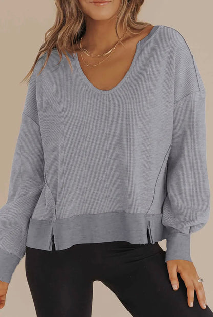 Notched Sweatshirt