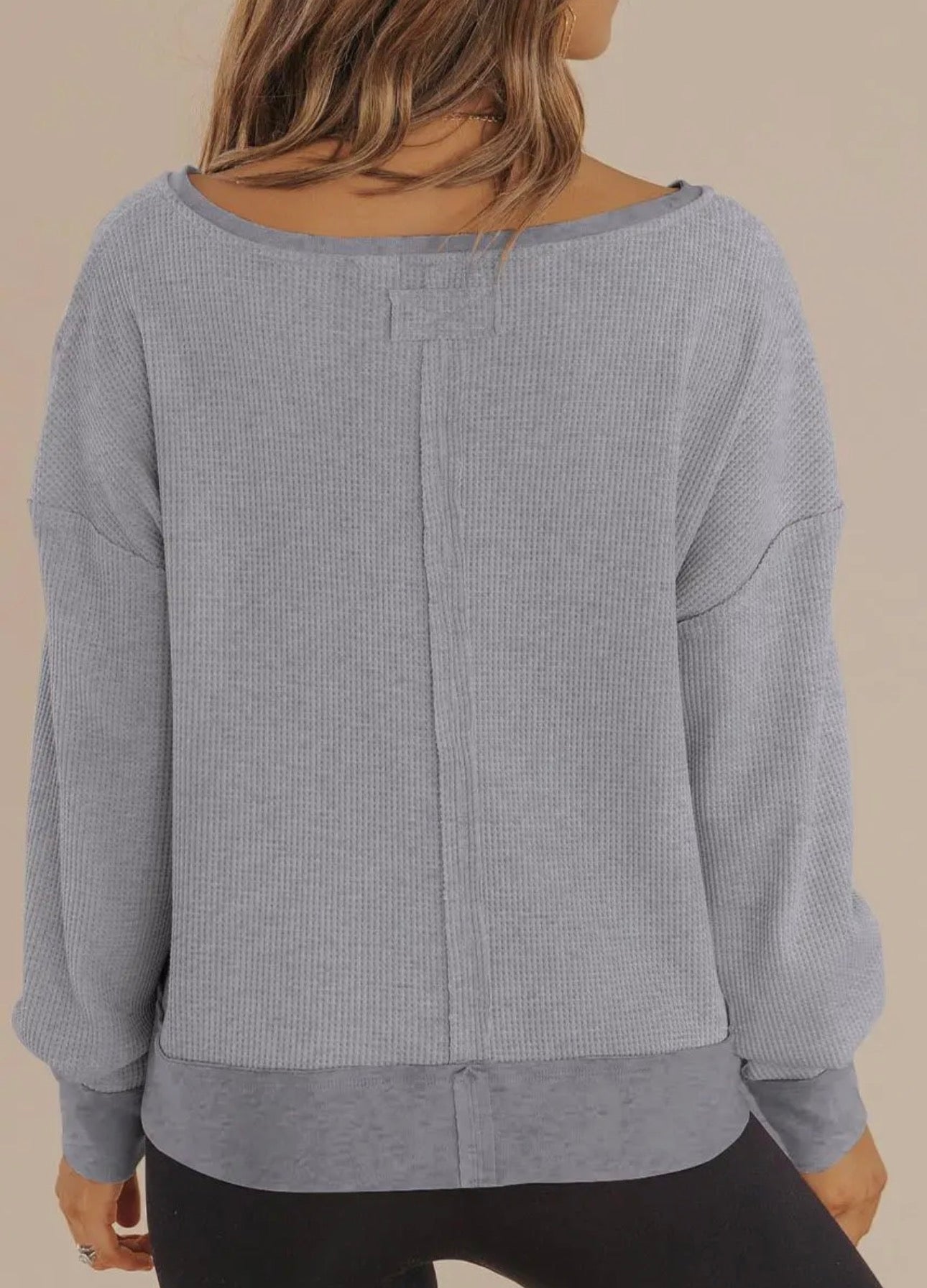 Notched Sweatshirt