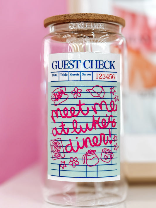 Luke's Diner Glass Cup