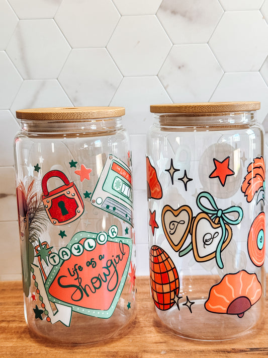 TS Showgirl Glass Cups