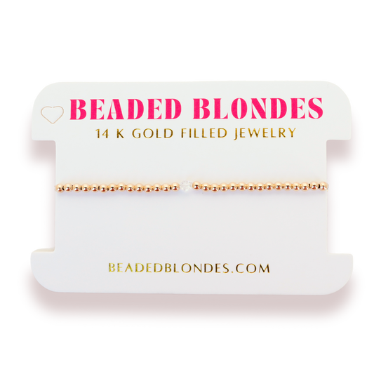 April Crystal Birthstone Bracelet
