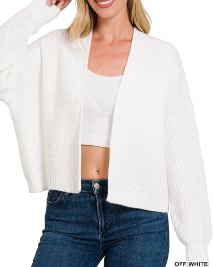 Drop Sweater Cardigan