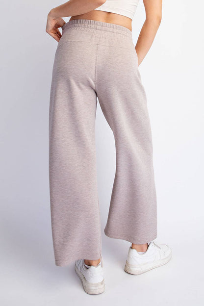 SCUBA CROPPED WIDE PANT