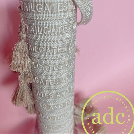 Tailgates & Touchdowns Embroidered bracelet