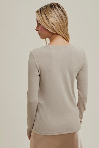 Wish Ribbed Knit Longsleeve